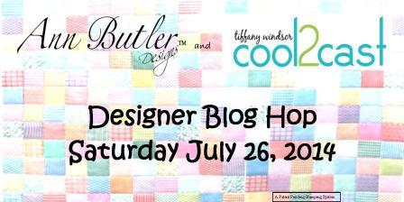 Blog Hop Banner Cool2Cast Ann Butler Designs 2014 -