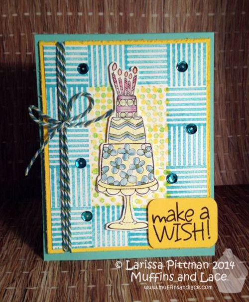 Faux Quilted Background Birthday Card