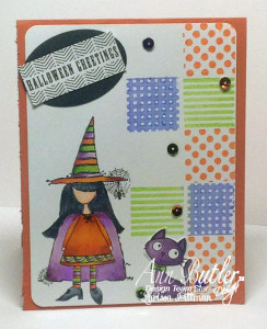 Designed by Muffins and Lace using Ann Butler Designs Faux Quilting Stamps