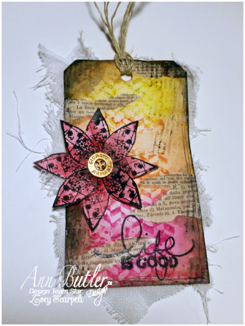 Faux Quilted Tag