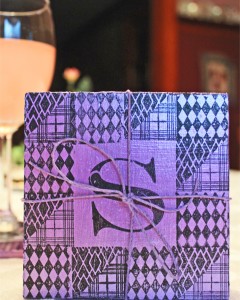 FAnn Butler Designs Blog Hopping with ETI aux Quilted Monogramed Coaster