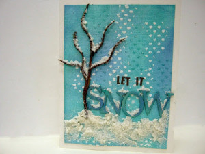 14 Cards - Einat-let it snow christmas card