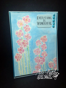 Water Coloring with Ann Butler Designs Inks