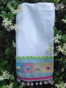 Anthropologie Inspired Faux Quilted Kitchen Towel