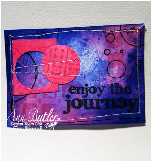 ATC with Colorbox Crafters Ink
