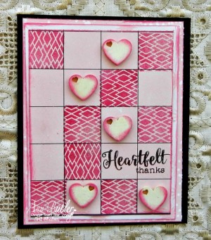Quick and Easy Card with Faux Quilting Stamps