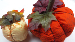 Ann Butler Quilted Pumpkins add leaves CWindham 12