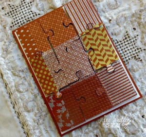 Precious card with faux metals