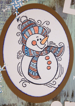 snowman canvas