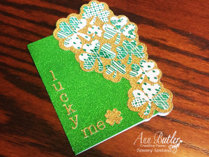 Faux Quilted St. Patricks Card