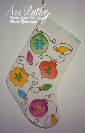 How-to Color a Christmas Stocking