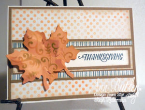Quick and Easy Thanksgiving Card 