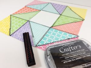 Ann Butler Designs How To Make A Spring Inspired Faux Quilted Frame Beth Watson