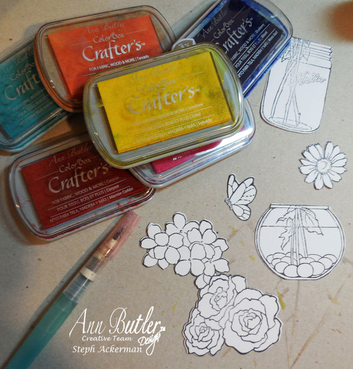 Flip Cards using Crafter's Inks