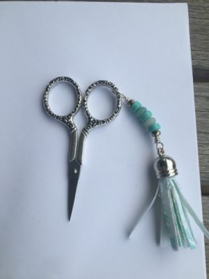 Fabric FOB with Crafter's Ink