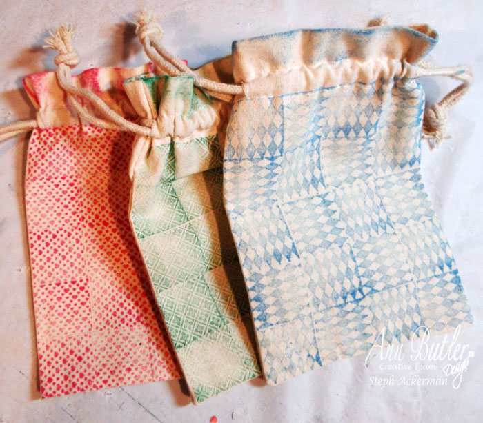 Sweet mini pouches with Ann Butler Designs