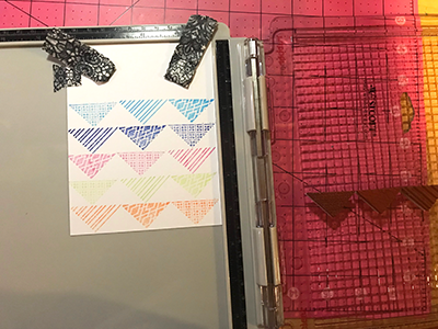 Quick and Easy Stamped Banner Card