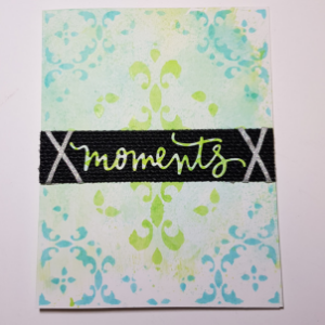 Watercolor Moments Card For Any Occasion