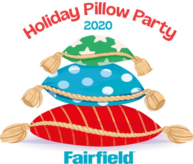 Fairfield Word Holiday Pillow Party